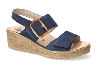 chaussure mobils sandales nasma bleu nuit